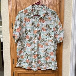 Men's Arizona Jean Company Button Down Hawaiian Shirt - Size XXL